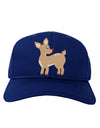 Cute Little Rudolph the Reindeer - Christmas Adult Dark Baseball Cap Hat by TooLoud-Baseball Cap-TooLoud-Royal-Blue-One Size-Davson Sales