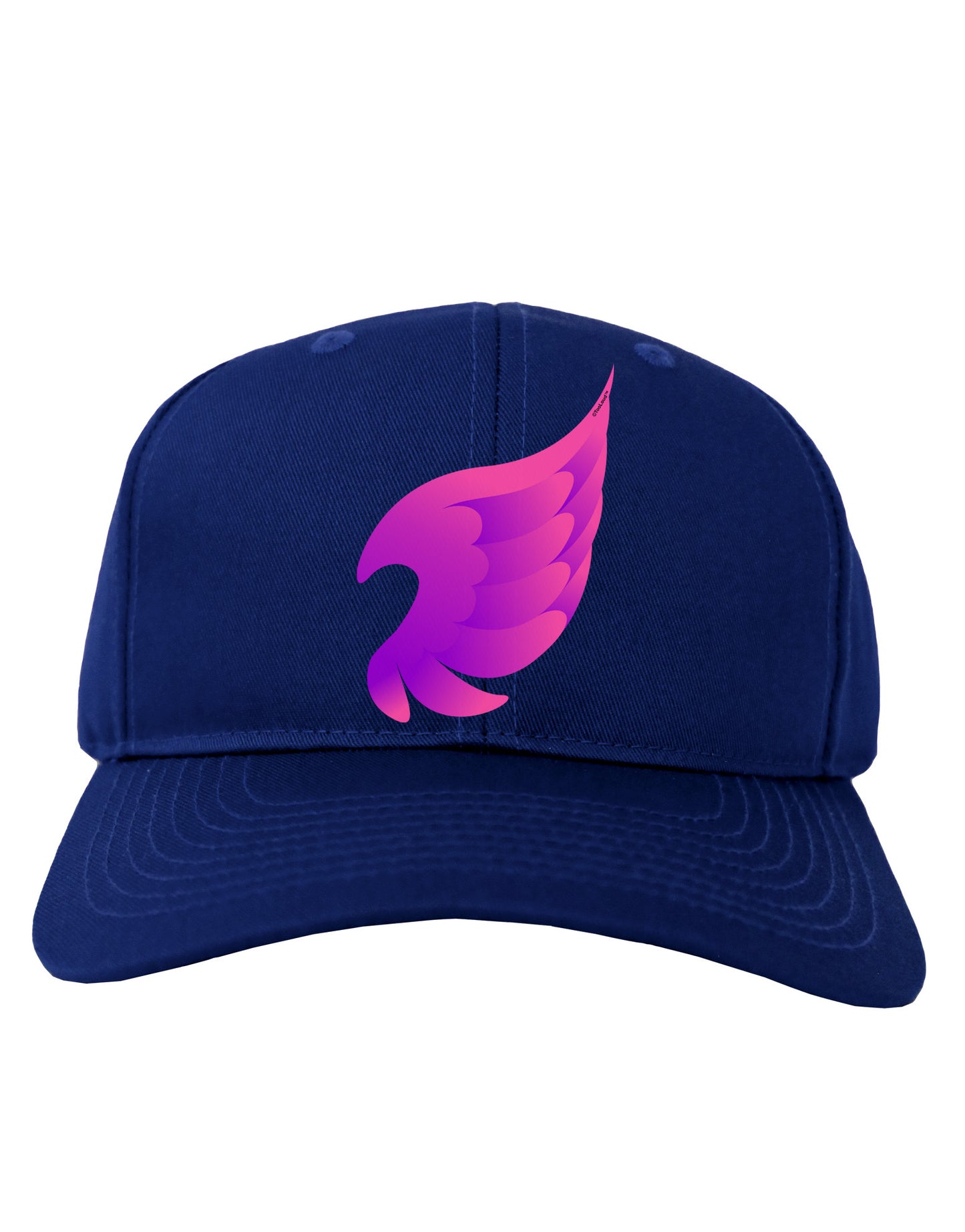 Cute Single Angel Wing Adult Dark Baseball Cap Hat-Baseball Cap-TooLoud-Royal-Blue-One Size-Davson Sales