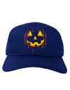 Halloween Pumpkin Smile Jack O Lantern Adult Dark Baseball Cap Hat-Baseball Cap-TooLoud-Royal-Blue-One Size-Davson Sales