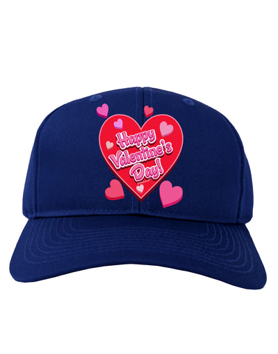 Happy Valentine's Day Romantic Hearts Adult Dark Baseball Cap Hat-Baseball Cap-TooLoud-Royal-Blue-One Size-Davson Sales