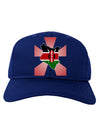 Kenya Flag Design Adult Dark Baseball Cap Hat-Baseball Cap-TooLoud-Royal-Blue-One Size-Davson Sales