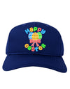Happy Easter Easter Eggs Adult Dark Baseball Cap Hat by TooLoud-Baseball Cap-TooLoud-Royal-Blue-One Size-Davson Sales