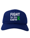 Fight for the Cure - Lime Green Ribbon Lyme Disease Adult Dark Baseball Cap Hat-Baseball Cap-TooLoud-Royal-Blue-One Size-Davson Sales