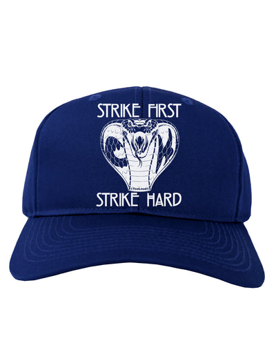 Strike First Strike Hard Cobra Dark Adult Dark Baseball Cap Hat Royal