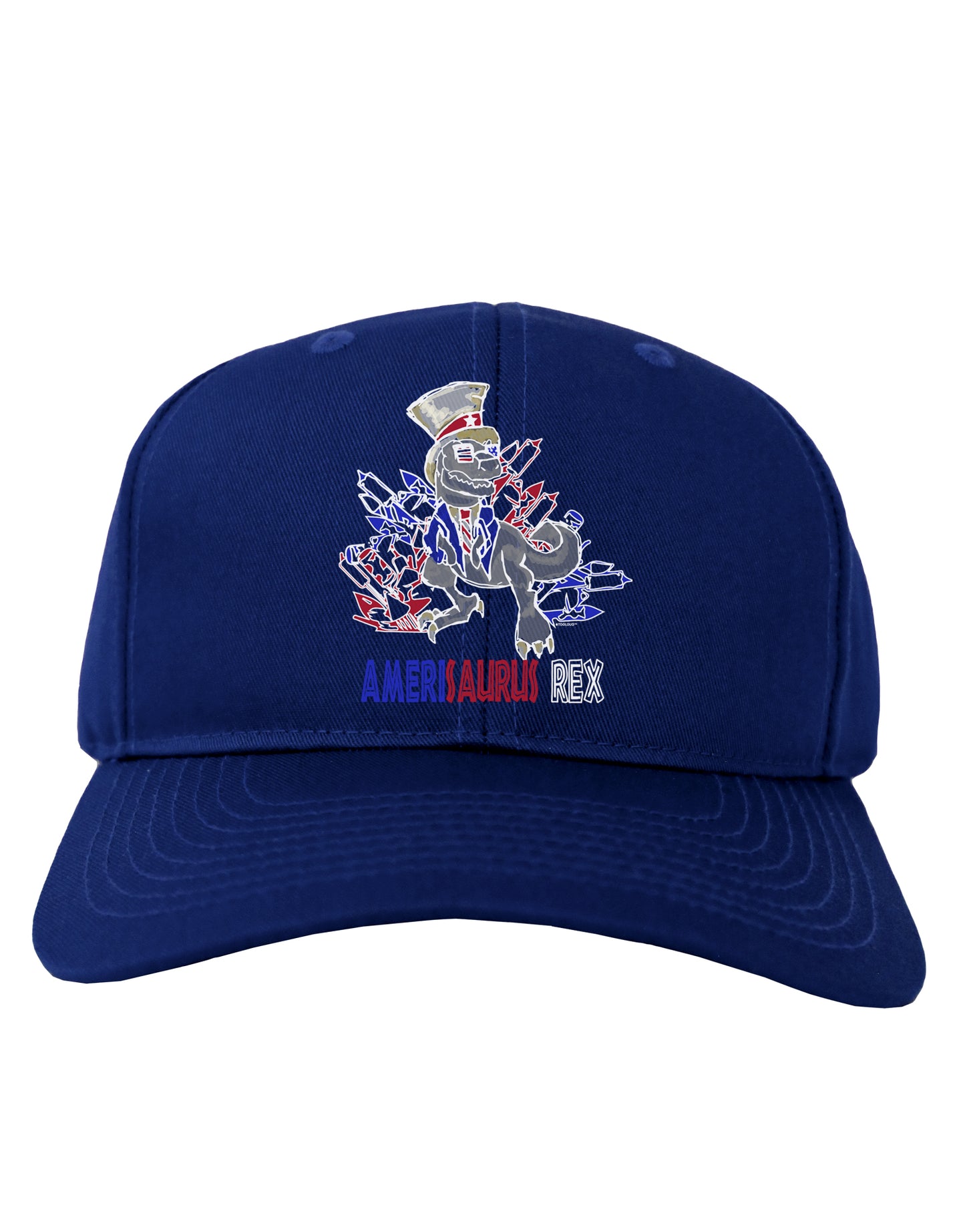 TooLoud AMERISAURUS REX Dark Adult Dark Baseball Cap Hat-Baseball Cap-TooLoud-Royal-Blue-One-Size-Fits-Most-Davson Sales