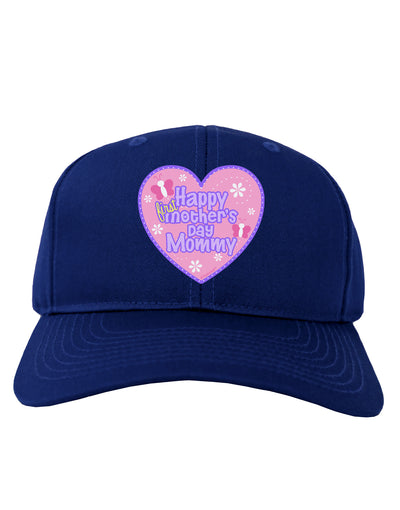 Happy First Mother's Day Mommy - Pink Adult Dark Baseball Cap Hat by TooLoud-Baseball Cap-TooLoud-Royal-Blue-One Size-Davson Sales