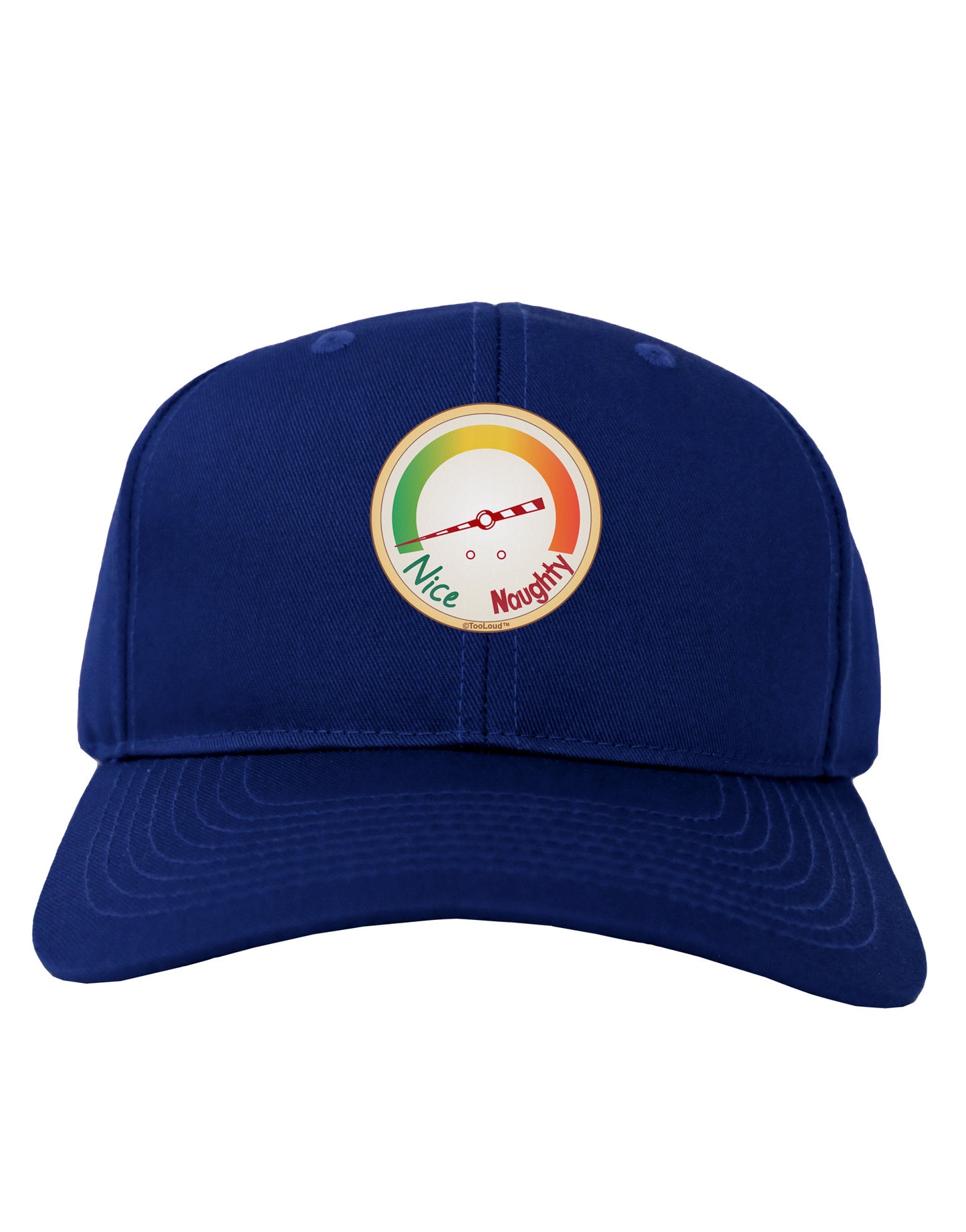 Naughty or Nice Meter Nice Adult Dark Baseball Cap Hat-Baseball Cap-TooLoud-Royal-Blue-One Size-Davson Sales