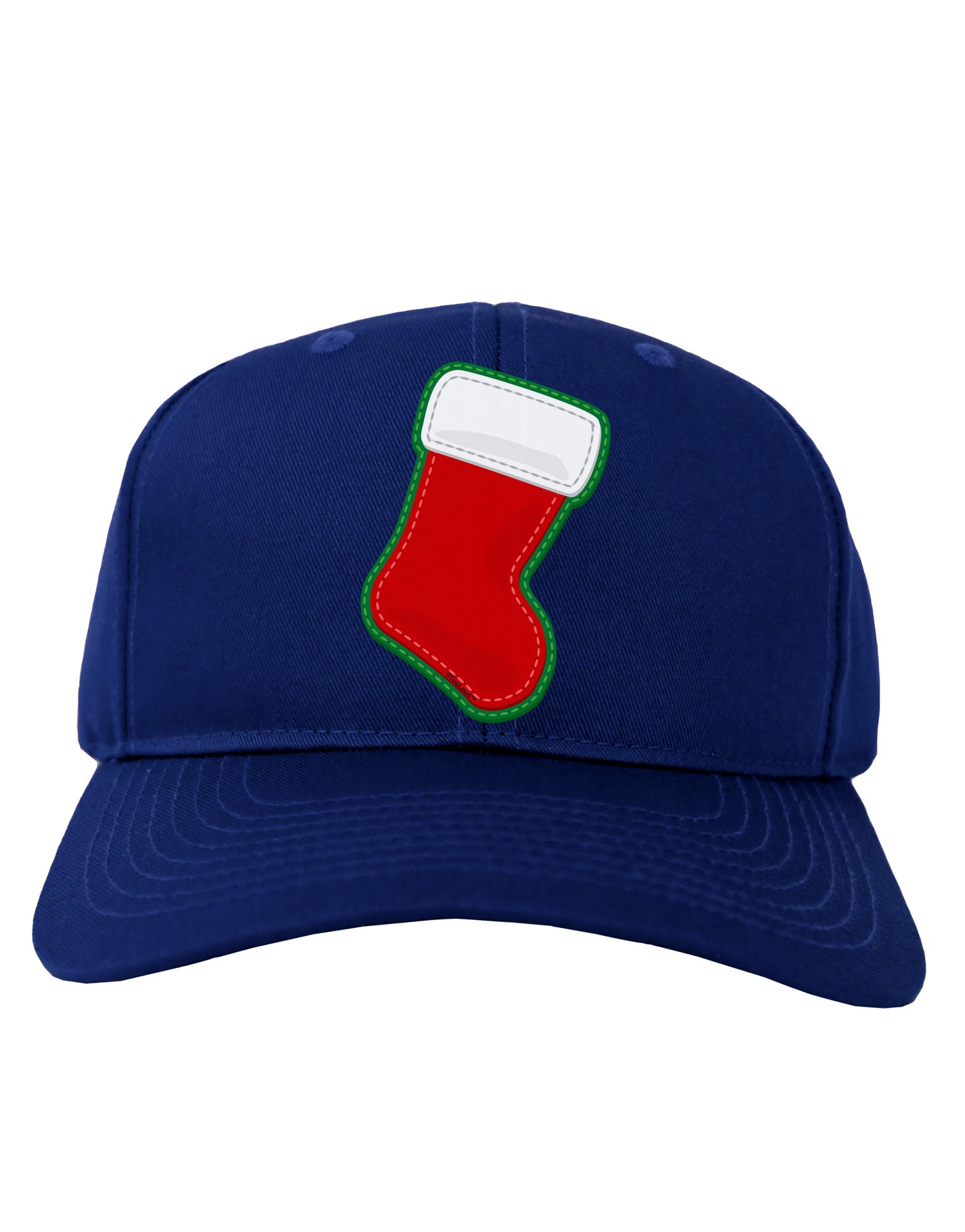Cute Faux Applique Christmas Stocking Adult Dark Baseball Cap Hat-Baseball Cap-TooLoud-Royal-Blue-One Size-Davson Sales