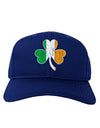 Irish Flag - Shamrock Distressed Adult Dark Baseball Cap Hat by TooLoud-Baseball Cap-TooLoud-Royal-Blue-One Size-Davson Sales