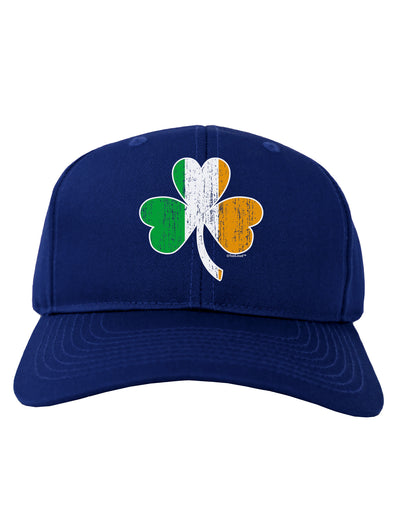 Irish Flag - Shamrock Distressed Adult Dark Baseball Cap Hat by TooLoud-Baseball Cap-TooLoud-Royal-Blue-One Size-Davson Sales