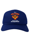 Fire Fighter - Superpower Adult Dark Baseball Cap Hat-Baseball Cap-TooLoud-Royal-Blue-One Size-Davson Sales