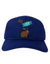 TooLoud Oh Snap Chocolate Easter Bunny Adult Dark Baseball Cap Hat-Baseball Cap-TooLoud-Royal-Blue-One Size-Davson Sales
