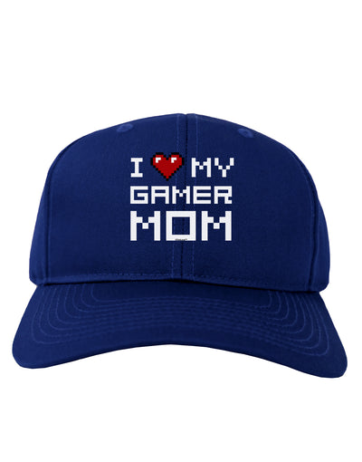 I Heart My Gamer Mom Adult Dark Baseball Cap Hat by TooLoud-Baseball Cap-TooLoud-Royal-Blue-One Size-Davson Sales