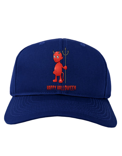 Cute Devil - Happy Halloween Design Adult Dark Baseball Cap Hat-Baseball Cap-TooLoud-Royal-Blue-One Size-Davson Sales