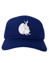 Easter Bunny and Egg Design Adult Dark Baseball Cap Hat by TooLoud-Baseball Cap-TooLoud-Royal-Blue-One Size-Davson Sales