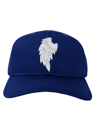 Single Left Angel Wing Design - Couples Adult Dark Baseball Cap Hat-Baseball Cap-TooLoud-Royal-Blue-One Size-Davson Sales