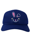 Cute Bunny Face Adult Baseball Cap Hat-Baseball Cap-TooLoud-Royal-Blue-One Size-Davson Sales