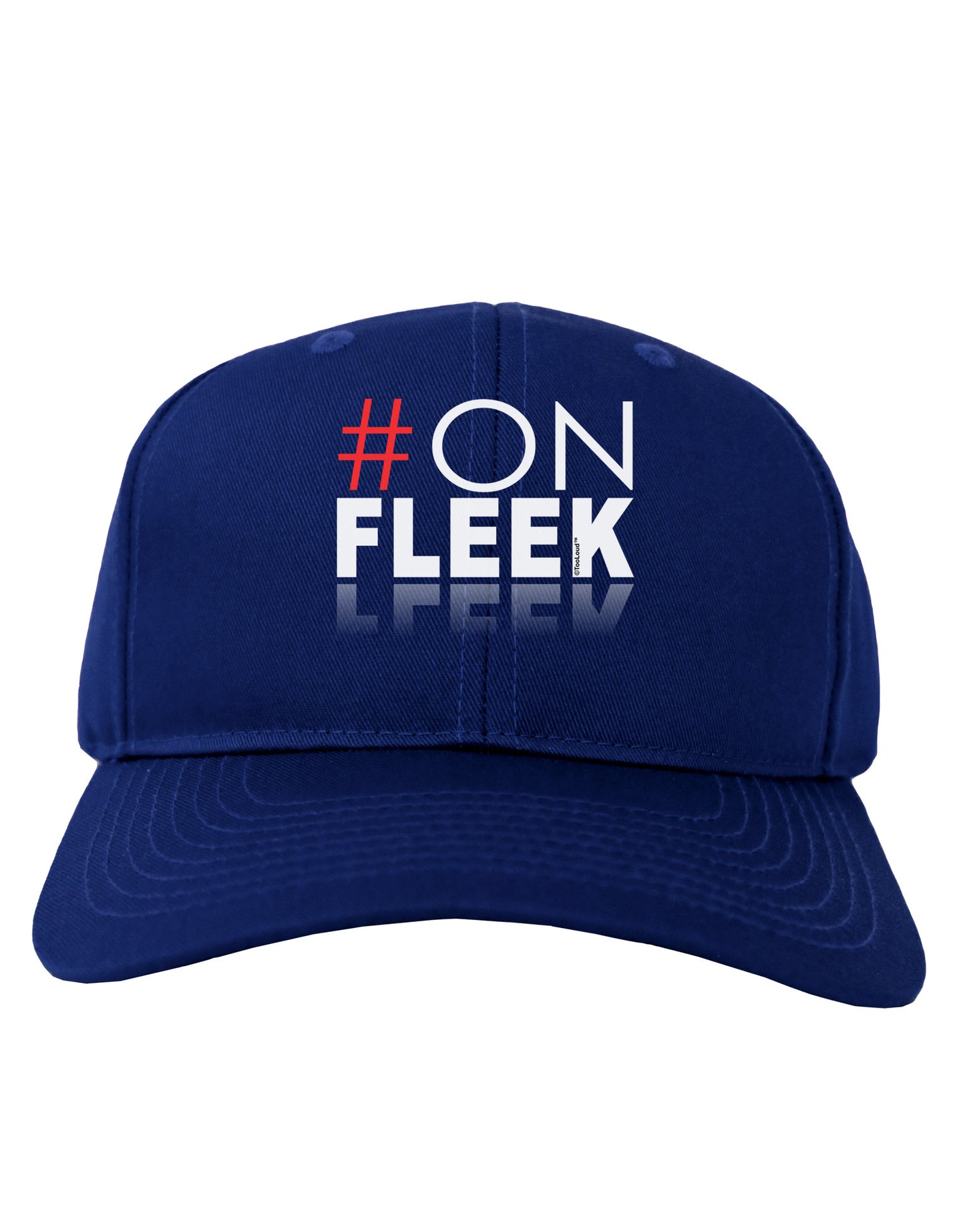 Hashtag On Fleek Adult Dark Baseball Cap Hat-Baseball Cap-TooLoud-Royal-Blue-One Size-Davson Sales