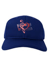 Heart Sheet Music Adult Dark Baseball Cap Hat-Baseball Cap-TooLoud-Royal-Blue-One Size-Davson Sales