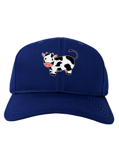 Cute Cow Adult Dark Baseball Cap Hat-Baseball Cap-TooLoud-Royal-Blue-One Size-Davson Sales