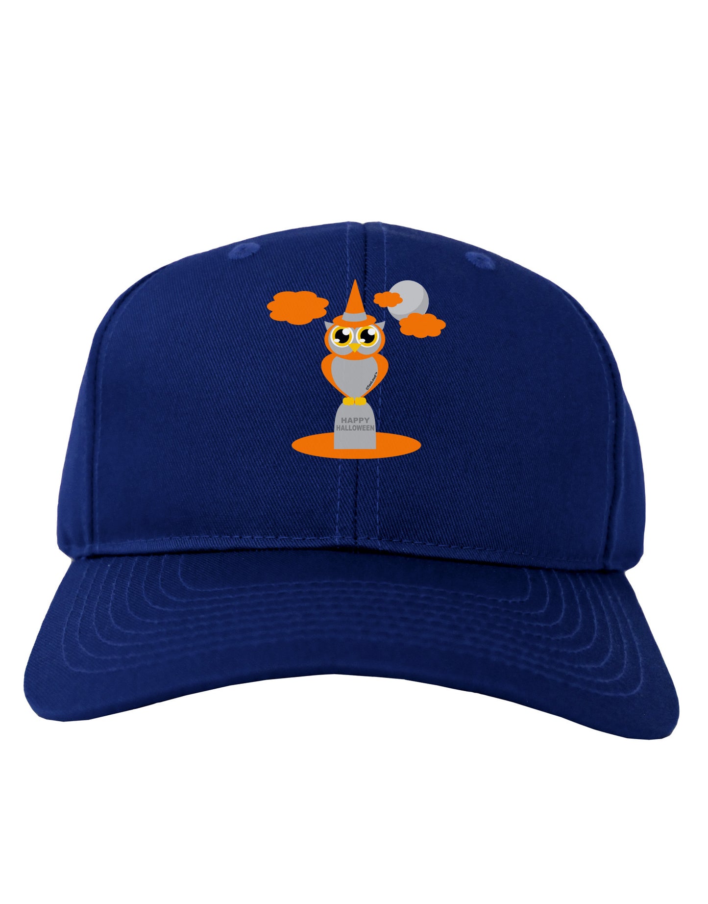 Owl Orange Adult Dark Baseball Cap Hat-Baseball Cap-TooLoud-Royal-Blue-One Size-Davson Sales