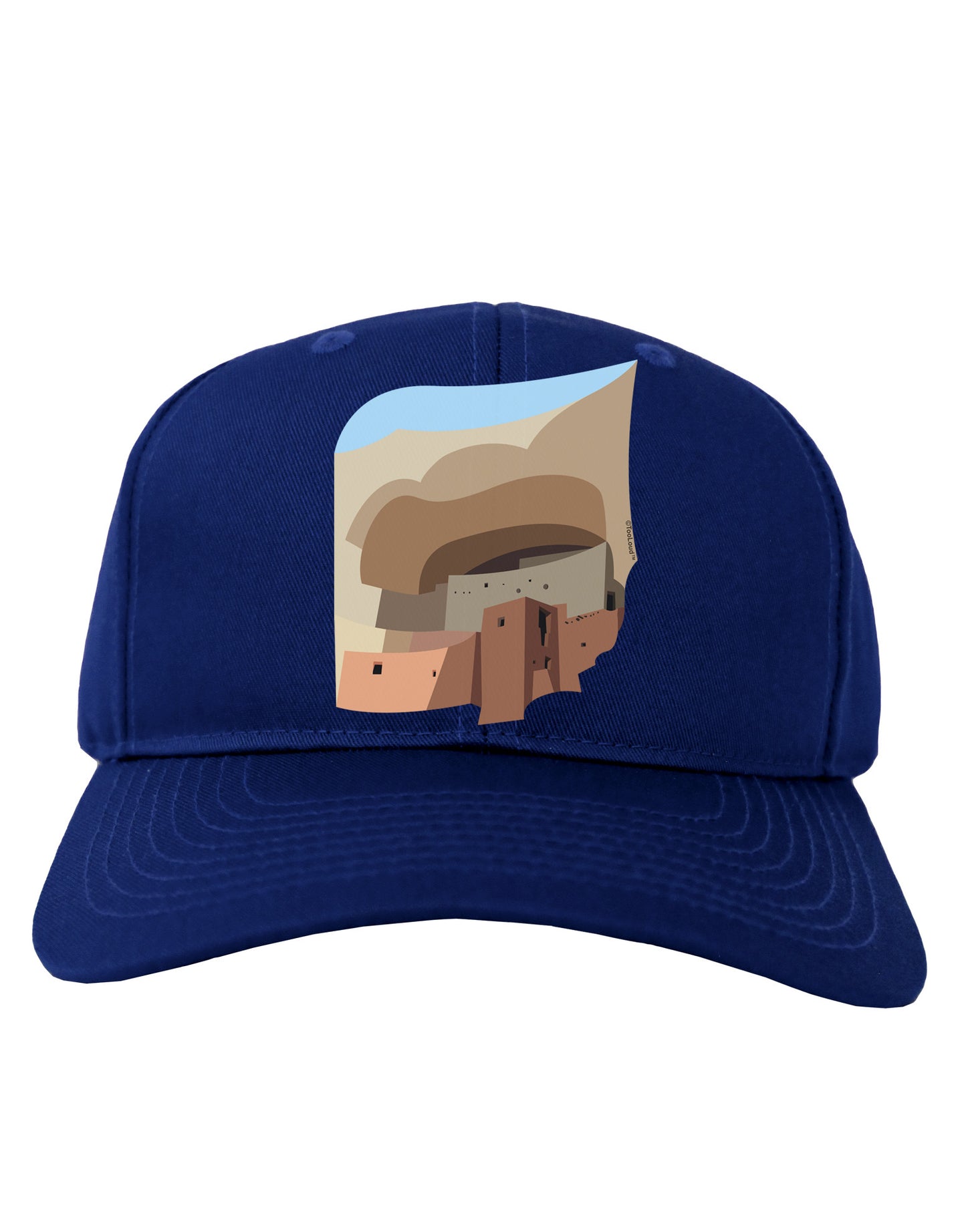 Montezuma Castle Artwork Adult Dark Baseball Cap Hat-Baseball Cap-TooLoud-Royal-Blue-One Size-Davson Sales