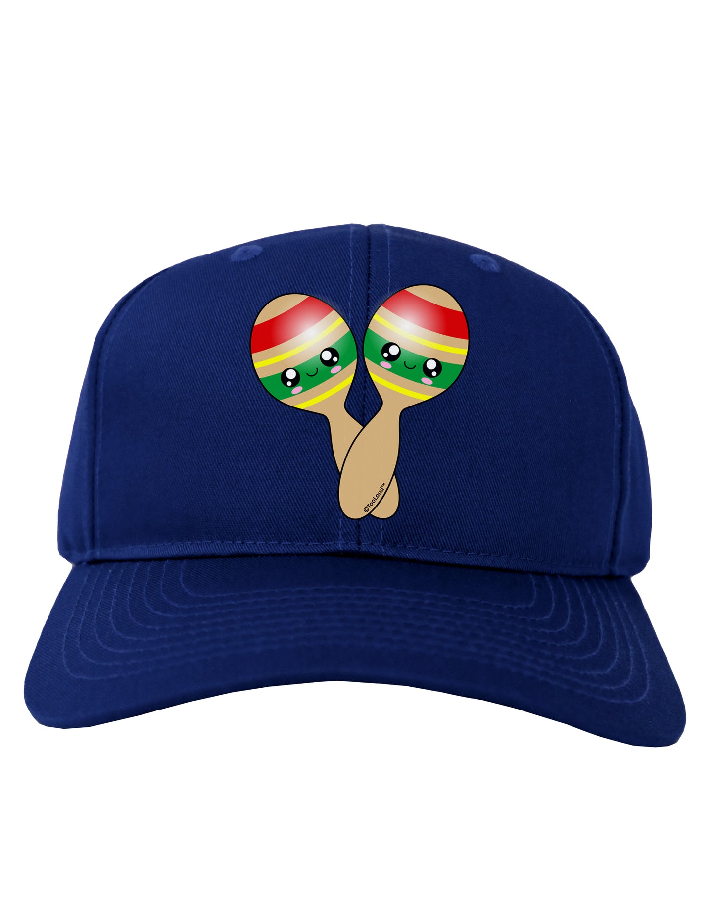 Cute Maracas Design Adult Dark Baseball Cap Hat by TooLoud-Baseball Cap-TooLoud-Royal-Blue-One Size-Davson Sales