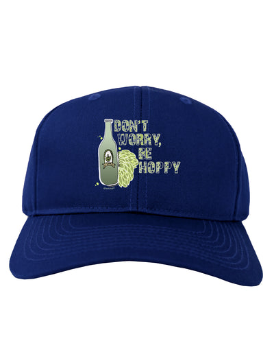 Don't Worry Be Hoppy Dark Adult Dark Baseball Cap Hat-Baseball Cap-TooLoud-Royal-Blue-One-Size-Fits-Most-Davson Sales