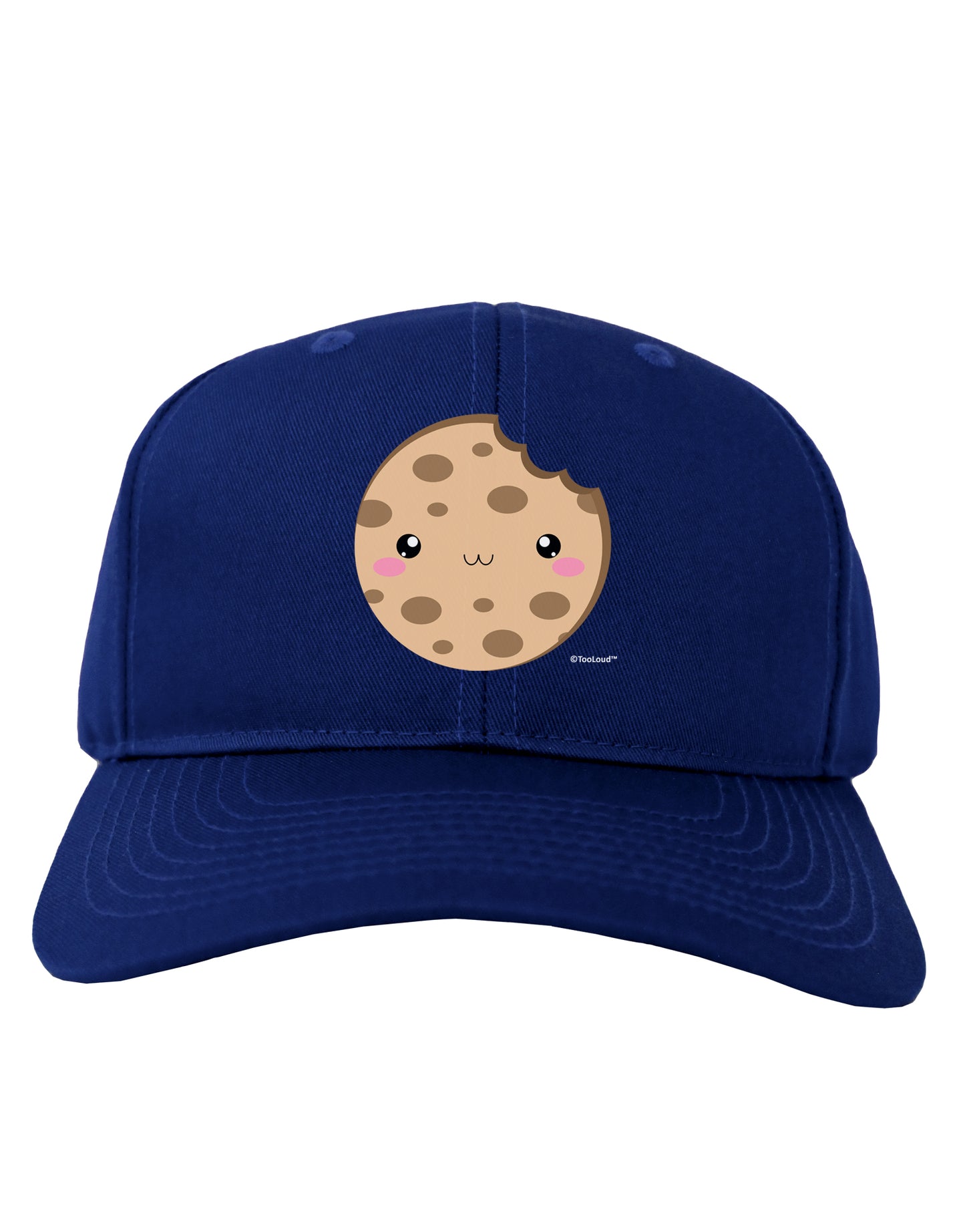 Cute Matching Milk and Cookie Design - Cookie Adult Dark Baseball Cap Hat by TooLoud-Baseball Cap-TooLoud-Royal-Blue-One Size-Davson Sales