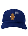 Not My Gumdrop Buttons Gingerbread Man Christmas Adult Dark Baseball Cap Hat-Baseball Cap-TooLoud-Royal-Blue-One Size-Davson Sales