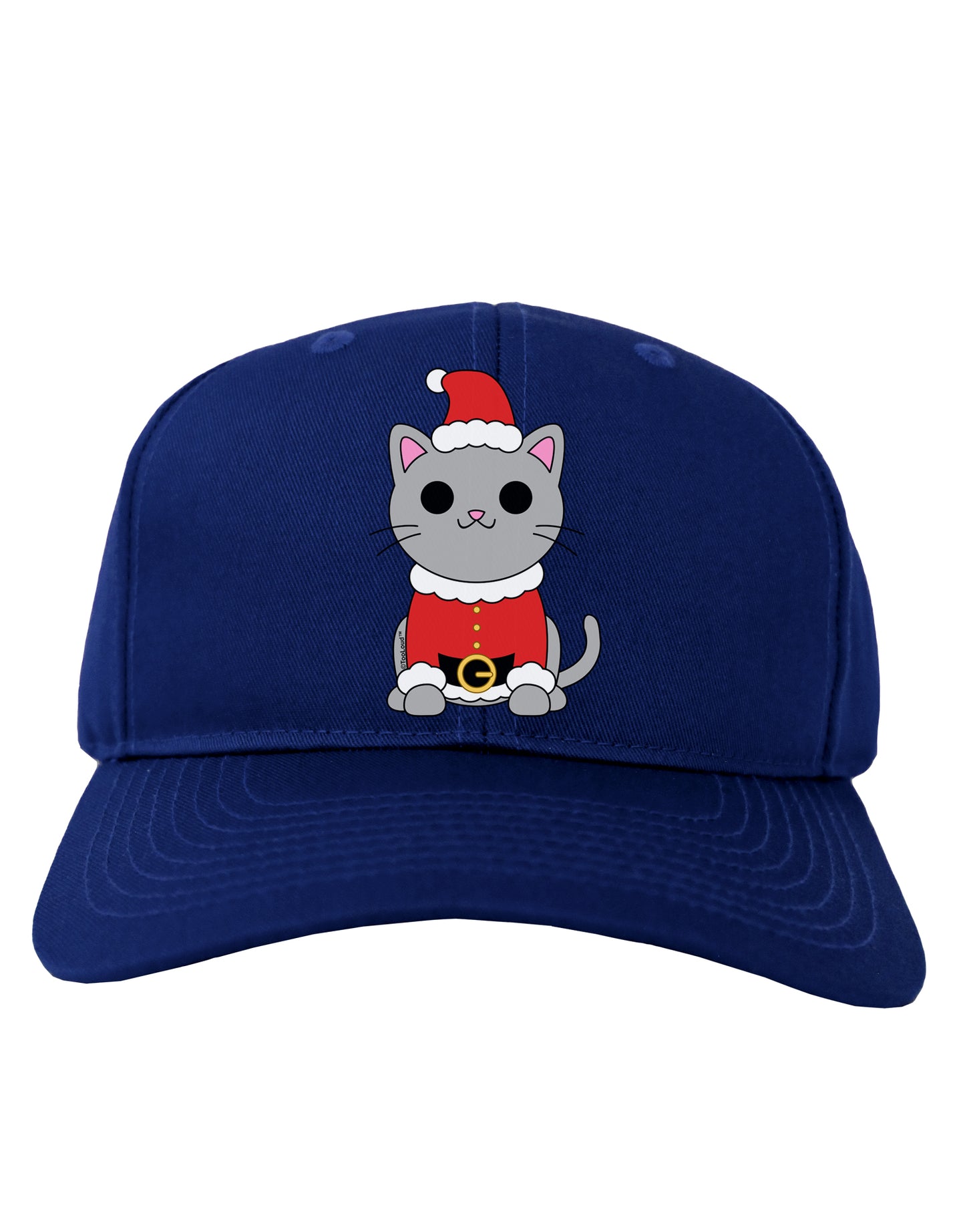 Mr. Whiskerton Santa Suit - Christmas Adult Dark Baseball Cap Hat by TooLoud-Baseball Cap-TooLoud-Royal-Blue-One Size-Davson Sales