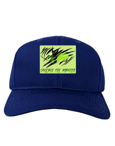 TooLoud Unleash The Monster Adult Dark Baseball Cap Hat-Baseball Cap-TooLoud-Royal-Blue-One Size-Davson Sales