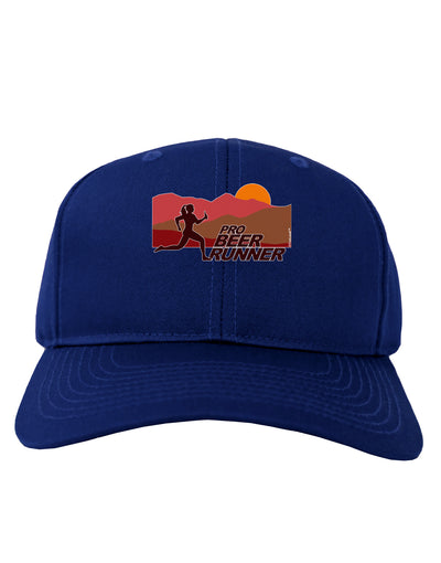 Pro Beer Runner Woman Adult Dark Baseball Cap Hat-Baseball Cap-TooLoud-Royal-Blue-One Size-Davson Sales