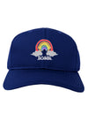 TooLoud RAINBROS Dark Adult Dark Baseball Cap Hat-Baseball Cap-TooLoud-Royal-Blue-One-Size-Fits-Most-Davson Sales