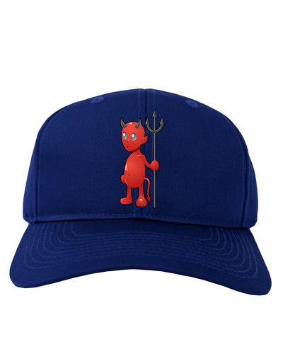 Cute Devil - Halloween Design Adult Dark Baseball Cap Hat-Baseball Cap-TooLoud-Royal-Blue-One Size-Davson Sales