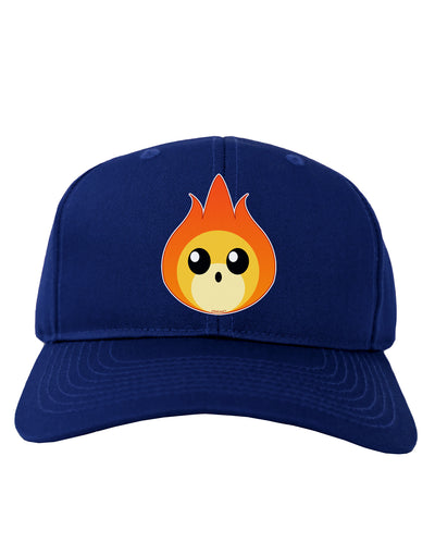 Cute Fireball Design Adult Dark Baseball Cap Hat-Baseball Cap-TooLoud-Royal-Blue-One Size-Davson Sales