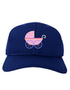 Baby Girl Carriage Adult Dark Baseball Cap Hat-Baseball Cap-TooLoud-Royal-Blue-One Size-Davson Sales