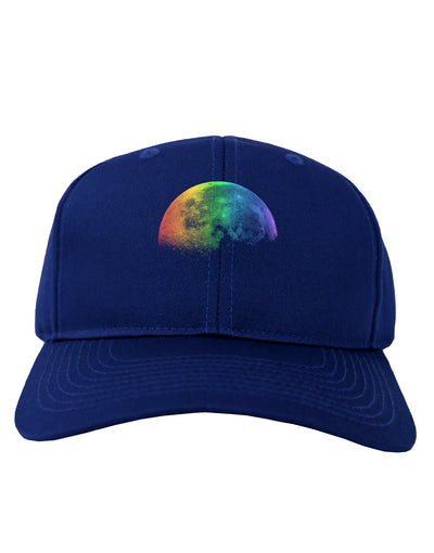 Rainbow Moon Adult Dark Baseball Cap Hat-Baseball Cap-TooLoud-Royal-Blue-One Size-Davson Sales