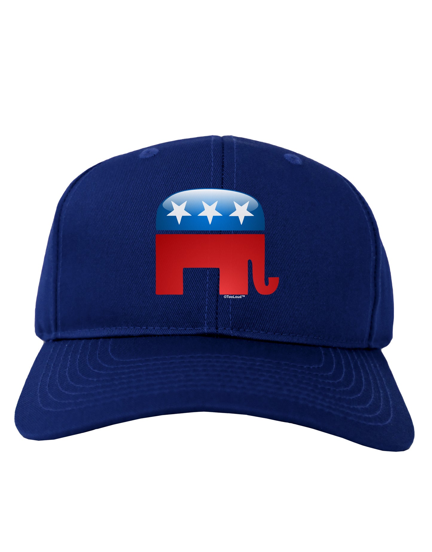 Republican Bubble Symbol Adult Dark Baseball Cap Hat-Baseball Cap-TooLoud-Royal-Blue-One Size-Davson Sales