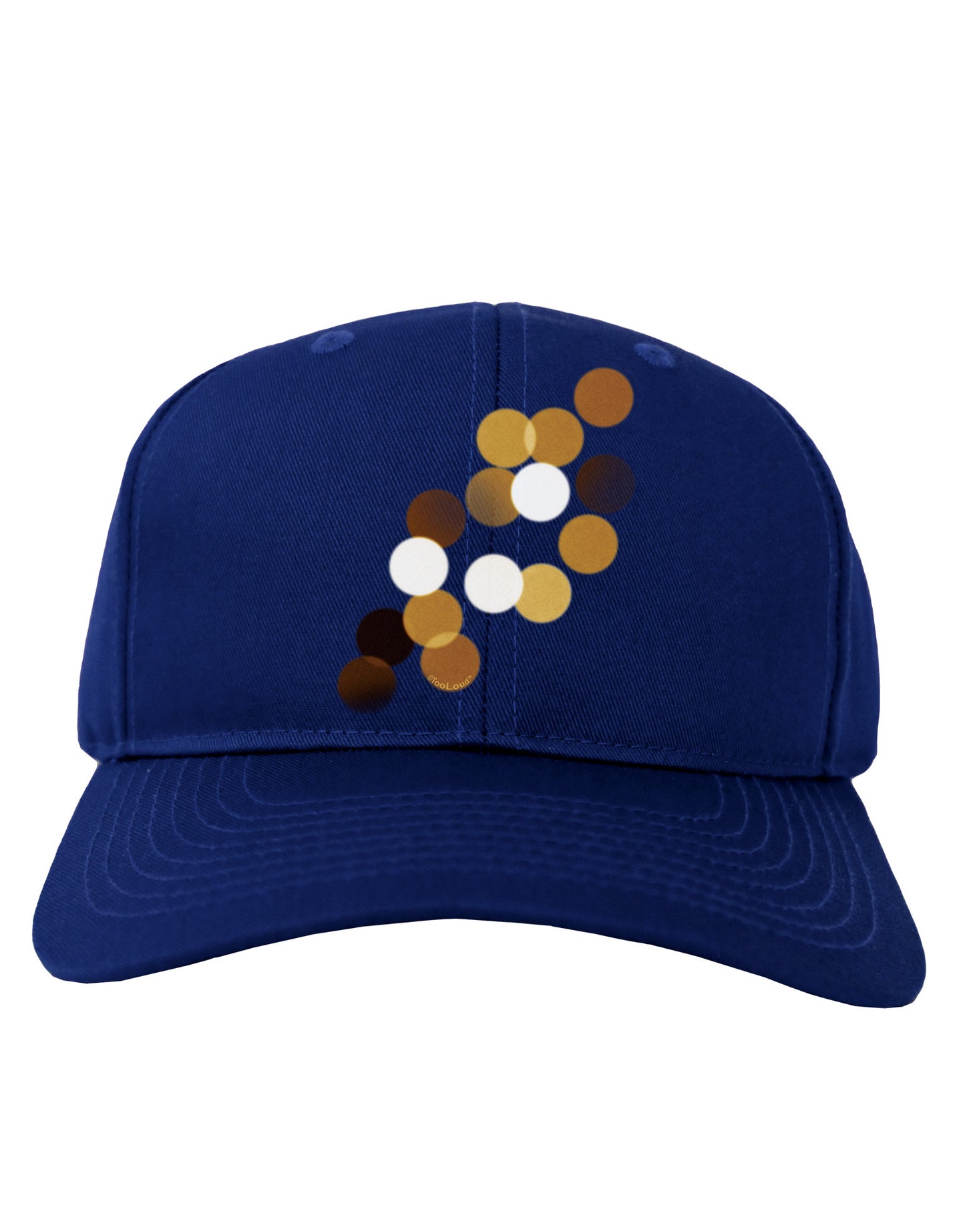 Inverted Bokeh Adult Dark Baseball Cap Hat by-Baseball Cap-TooLoud-Royal-Blue-One Size-Davson Sales
