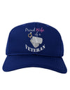 Wife of Veteran Adult Dark Baseball Cap Hat-Baseball Cap-TooLoud-Royal-Blue-One Size-Davson Sales
