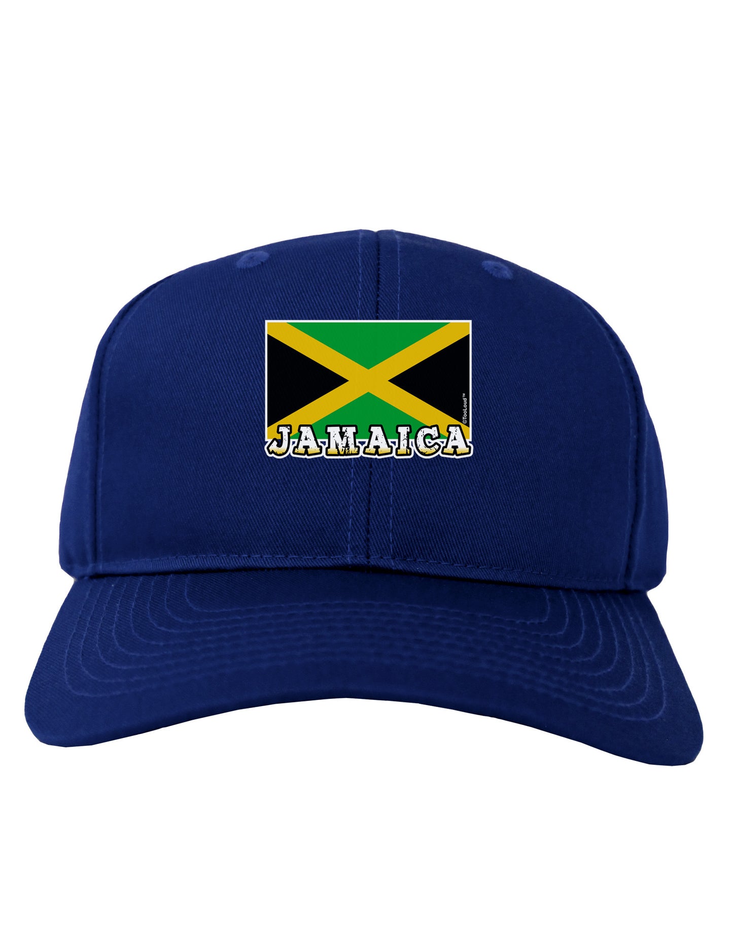 Jamaica Flag Dark Adult Dark Baseball Cap Hat-Baseball Cap-TooLoud-Royal-Blue-One Size-Davson Sales