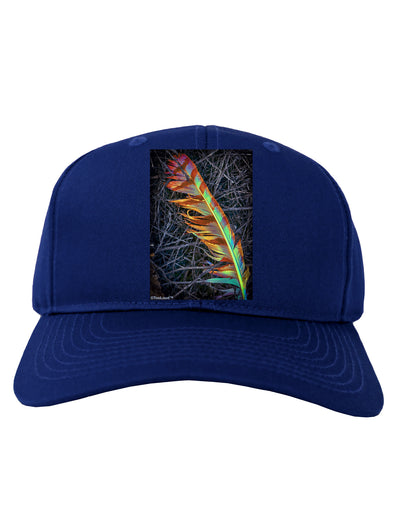 Rainbow Feather Adult Dark Baseball Cap Hat-Baseball Cap-TooLoud-Royal-Blue-One Size-Davson Sales