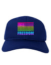American Pride - Rainbow Flag - Freedom Adult Dark Baseball Cap Hat-Baseball Cap-TooLoud-Royal-Blue-One Size-Davson Sales