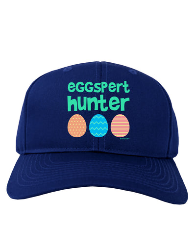 Eggspert Hunter - Easter - Green Adult Dark Baseball Cap Hat by TooLoud-Baseball Cap-TooLoud-Royal-Blue-One Size-Davson Sales