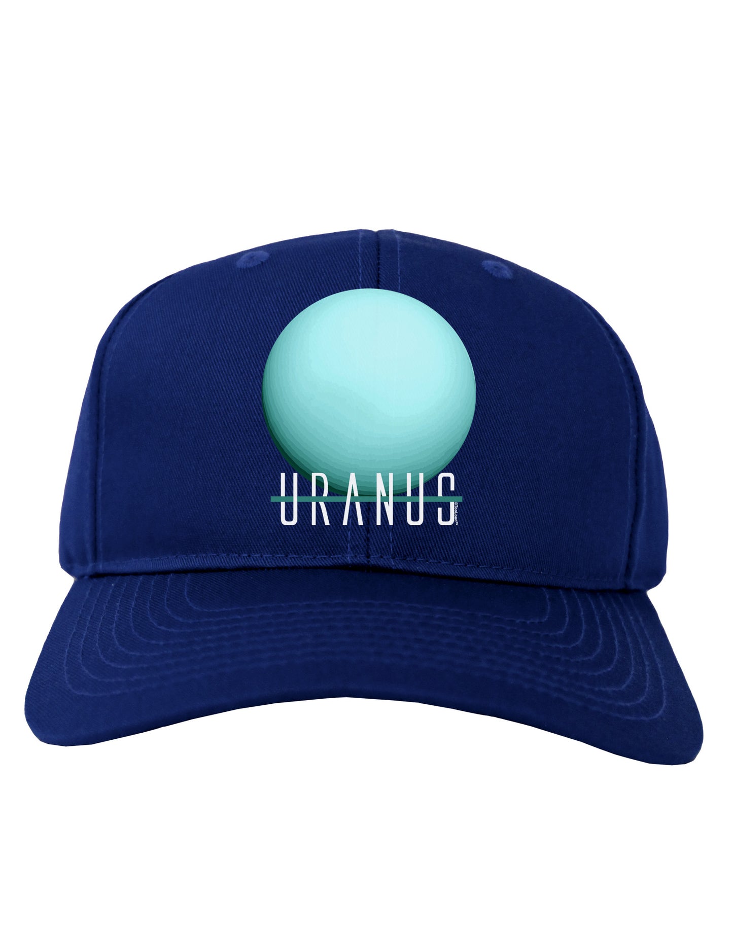 Planet Uranus Text Adult Dark Baseball Cap Hat-Baseball Cap-TooLoud-Royal-Blue-One Size-Davson Sales