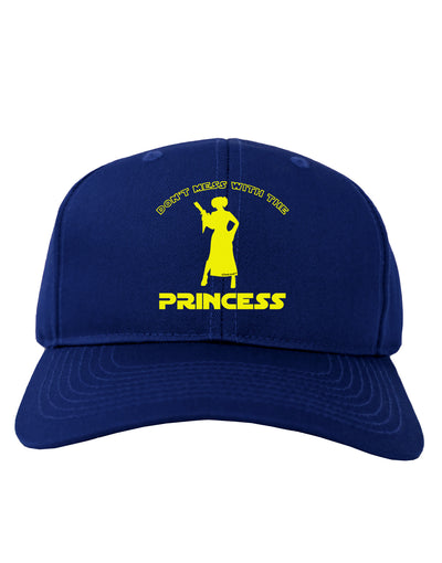 Don't Mess With The Princess Adult Dark Baseball Cap Hat-Baseball Cap-TooLoud-Royal-Blue-One Size-Davson Sales