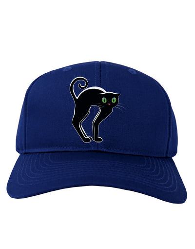 Cute Arched Black Cat Halloween Adult Dark Baseball Cap Hat-Baseball Cap-TooLoud-Royal-Blue-One Size-Davson Sales