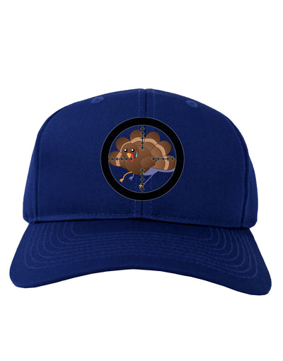 Turkey Trouble - Thanksgiving Funny Adult Dark Baseball Cap Hat-Baseball Cap-TooLoud-Royal-Blue-One Size-Davson Sales