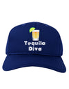 Tequila Diva - Cinco de Mayo Design Adult Dark Baseball Cap Hat by TooLoud-Baseball Cap-TooLoud-Royal-Blue-One Size-Davson Sales